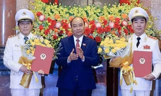 Thứ trưởng Bộ Công an Trần Quốc Tỏ, Lương Tam Quang được Thăng hàm Thượng tướng