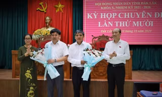 Đắk Lắk bầu bổ sung hai ủy viên UBND tỉnh khoá X, nhiệm kỳ 2021-2026