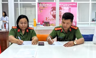 Nữ cảnh sát cùng đồng đội vượt hơn 60km hiến máu cứu 3 bệnh nhi