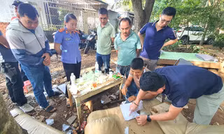 Cất giấu ma tuý khắp nghĩa trang