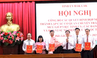 Đắk Lắk ra mắt các ban chuyên trách sau hợp nhất