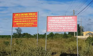 Dự án ma của Alibaba tại tỉnh Đồng Nai. Ảnh: Báo Đồng Nai.