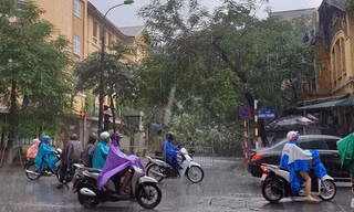 Mưa dự báo kéo dài đến hết ngày mai. Ảnh minh họa.