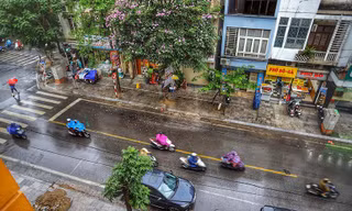 Miền Bắc, trong đó có Thủ đô Hà Nội đón mưa dông từ chiều nay. Ảnh minh họa.