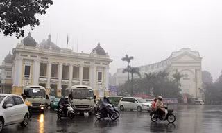 Miền Bắc sẽ chìm trong sương mù, mưa phùn nhiều ngày tới. 