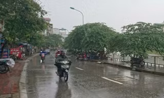 Các tỉnh miền Bắc có mưa rào và dông ngày hôm nay.