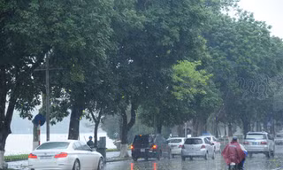 Từ chiều nay mưa kéo dài nhiều ngày ở Bắc Bộ