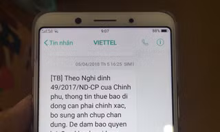 Không cứng nhắc khi thực hiện bổ sung ảnh chân dung thuê bao