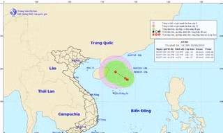 Xuất hiện vùng áp thấp ở Biển Đông, có thể ảnh hưởng trực tiếp đến Việt Nam