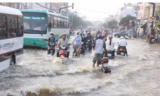 Triều cường gây ngập úng ở TPHCM trong mấy ngày tới