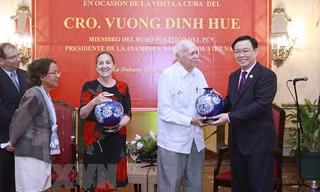 'Quan hệ hữu nghị truyền thống Việt Nam-Cuba mãi trường tồn'