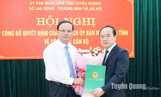 Bản tin 8H: Bổ nhiệm Chủ tịch UBND thành phố Tuyên Quang giữ chức Giám đốc Sở