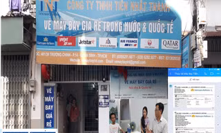 Khách hàng điêu đứng vì mua nhầm vé máy bay giả?