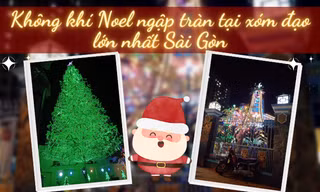 Không khí Noel tại xóm đạo lớn nhất Sài Gòn: Vô cùng nhộn nhịp, Gen Z nườm nượp check-in