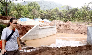 Bê tông hóa suối cổ tại Di sản thế giới Mỹ Sơn