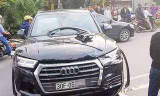 Hiện trường vụ tai nạn.