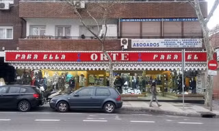 Cửa hàng quần áo Orte ở Madrid trước đây