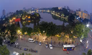 Hệ thống ánh sáng quanh hồ Gươm hiện tại 