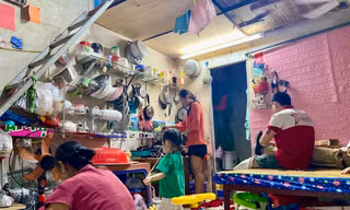 Không gian sinh hoạt của gia đình chị Nguyễn Thúy Quỳnh