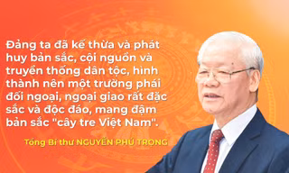 Chủ tịch Hồ Chí Minh đã đặt nền móng trực tiếp và chỉ đạo, dẫn dắt sự phát triển của nền ngoại giao cách mạng Việt Nam Ảnh: Quochoi.vn 