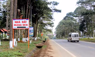 Giá đất ở Măng Đen tăng đột biến 