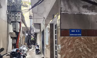 Một khu nhà trọ trên đường Bạch Đằng (quận Hai Bà Trưng)
