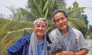 Nhà thơ Hoài Vũ và đạo diễn Nguyễn Hoàng