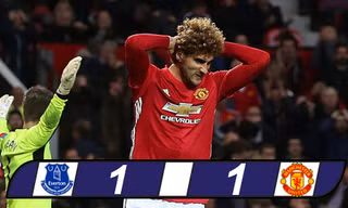 Tội đồ Fellaini khiến M.U bị cầm hòa phút cuối