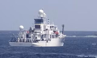 Tàu USNS Bowditch. Ảnh: DPA.