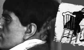 Hình ảnh được cho là của Edward Mordake kèm tranh minh họa trong cuốn Anomalies and Curiosities of Medicine. Ảnh: Hoaxes.