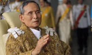 Quốc vương Thái Lan Bhumibol Adulyadej. Ảnh: AFP.