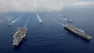 Tàu sân bay Nga thị uy trên Địa Trung Hải