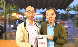 Tác giả Võ Hà tặng sách