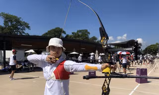 Cung thủ Ánh Nguyệt sẽ “mở hàng” cho Thể thao Việt Nam tại Olympic Tokyo Ảnh: Thu Sâm/Đoàn TTVN 