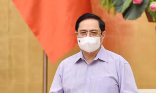 Thủ tướng Phạm Minh Chính chủ trì cuộc họp với các địa phương về phòng, chống dịch COVID-19 