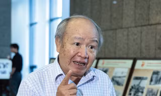 PGS.TS Dương Văn Quảng trong cuộc trao đổi với báo chí ngày 19/7 Ảnh: Như Ý 