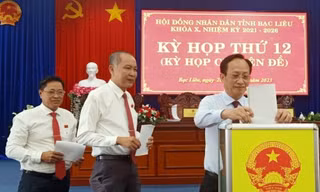 Kết quả lấy phiếu tín nhiệm các chức danh lãnh đạo tỉnh Bạc Liêu