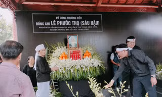 Nguyên Trưởng ban Tổ chức Trung ương Lê Phước Thọ đã an nghỉ tại quê nhà