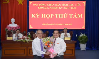 Giám đốc Sở Kế hoạch Đầu tư làm Phó Chủ tịch UBND tỉnh Bạc Liêu