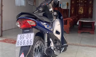 Xe máy biển ngũ quý 666.66 bán giá 'khủng' 235 triệu đồng