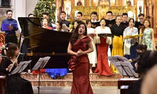 Không khí buổi hoà nhạc. Ảnh: T.G.P