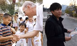 Ảnh “ngày xưa - bây giờ” của một thanh niên khiến ai cũng ấn tượng, vì có cả ông Joe Biden