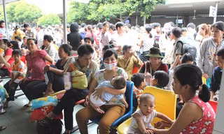 Bệnh nhân nhi tăng đột biến sau Tết