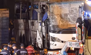 Hiện trường vụ đánh bom. (Ảnh: CNN)