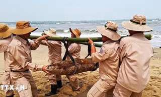 Phát hiện quả bom nặng 230kg nằm gần khu dân cư ở Quảng Bình