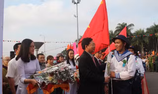 Xúc động trong Lễ giao quân tại Bình Định