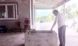 Chiếc giếng nơi xảy ra vụ tai nạn.