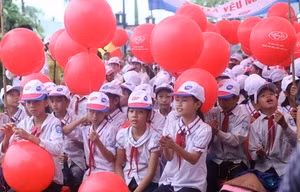 Thay mặt 12 triệu thiếu nhi gửi thư chúc mừng ĐH Đoàn toàn quốc