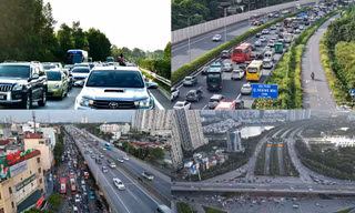 Hà Nội cuối ngày nghỉ: Bên ngoài đường tắc kẹt, nội đô thoáng lạ thường