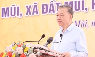 Tổng Bí thư Tô Lâm dự Ngày hội Đại đoàn kết toàn dân tộc tại ấp Mũi của Cà Mau